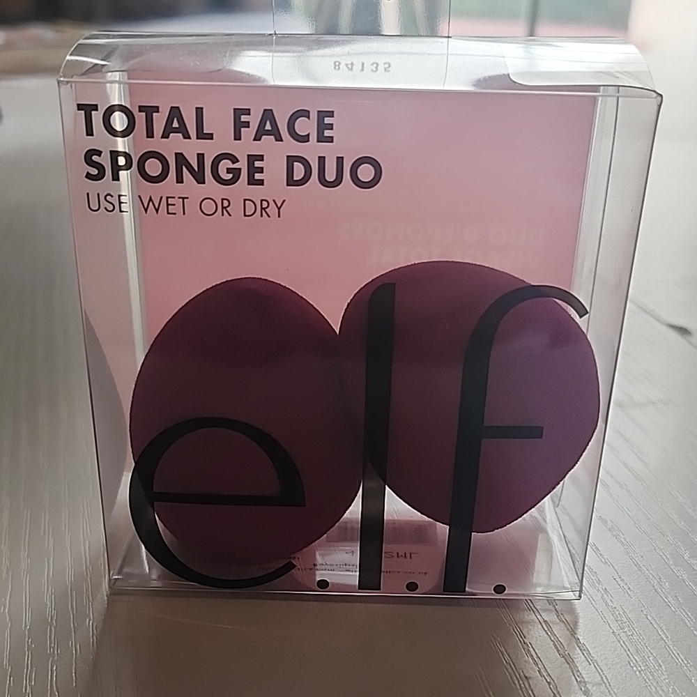 ELF Total Face Sponge Duo - Purple